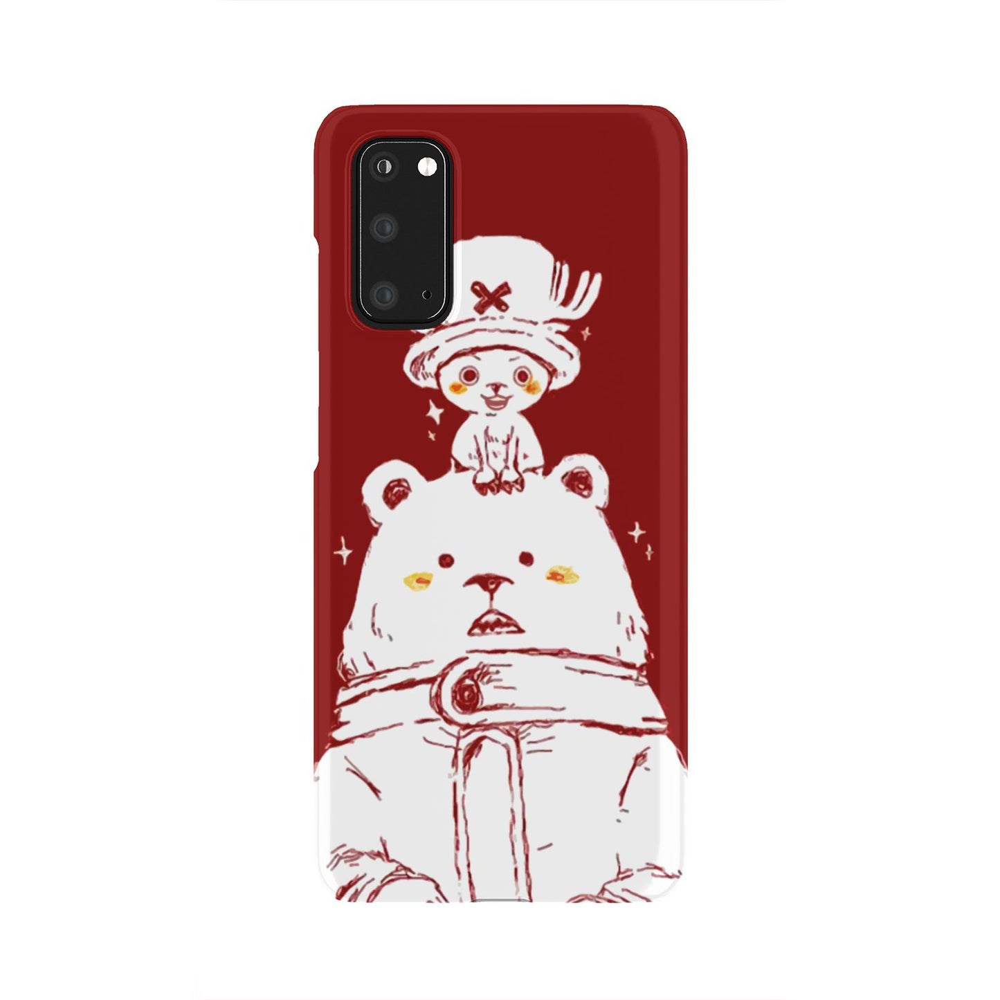 One Piece Chopper and Cute Bear Phone Case Samsung Galaxy S20