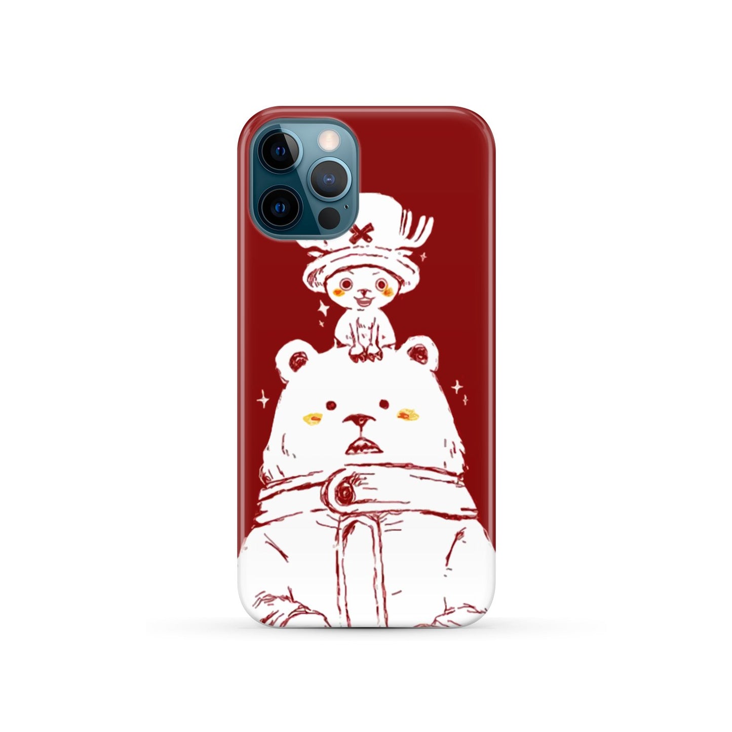 One Piece Chopper and Cute Bear Phone Case iPhone 12 Pro