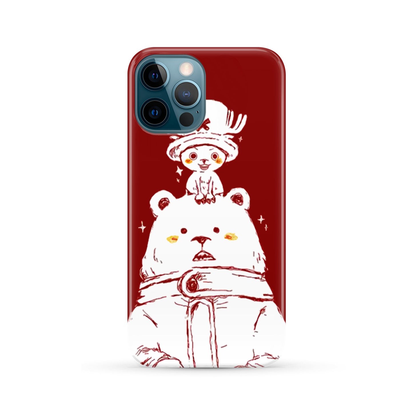 One Piece Chopper and Cute Bear Phone Case iPhone 12 Pro Max