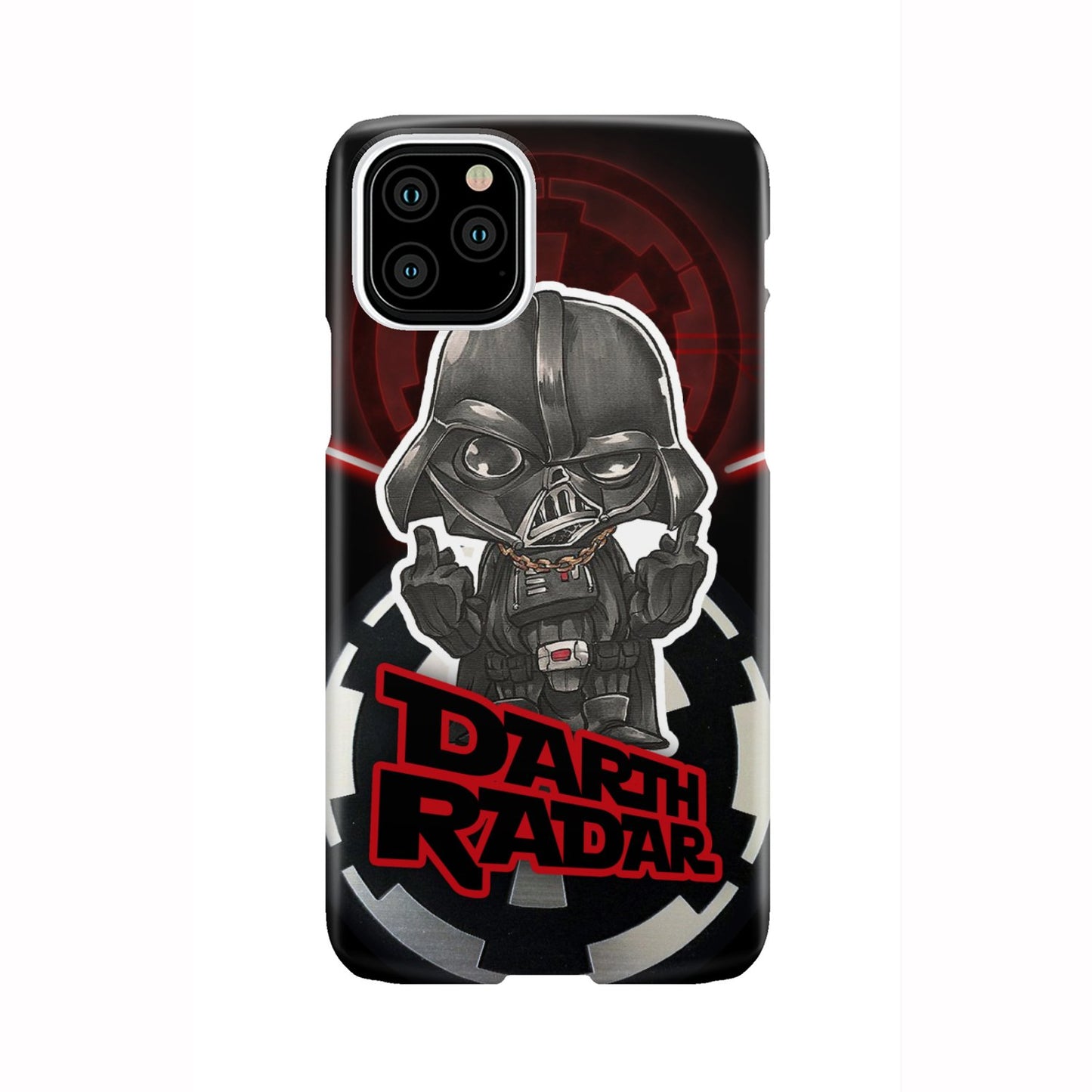 Star Wars Imperial Darth Vader Middle Finger's Up Phone Case iPhone 11 Pro