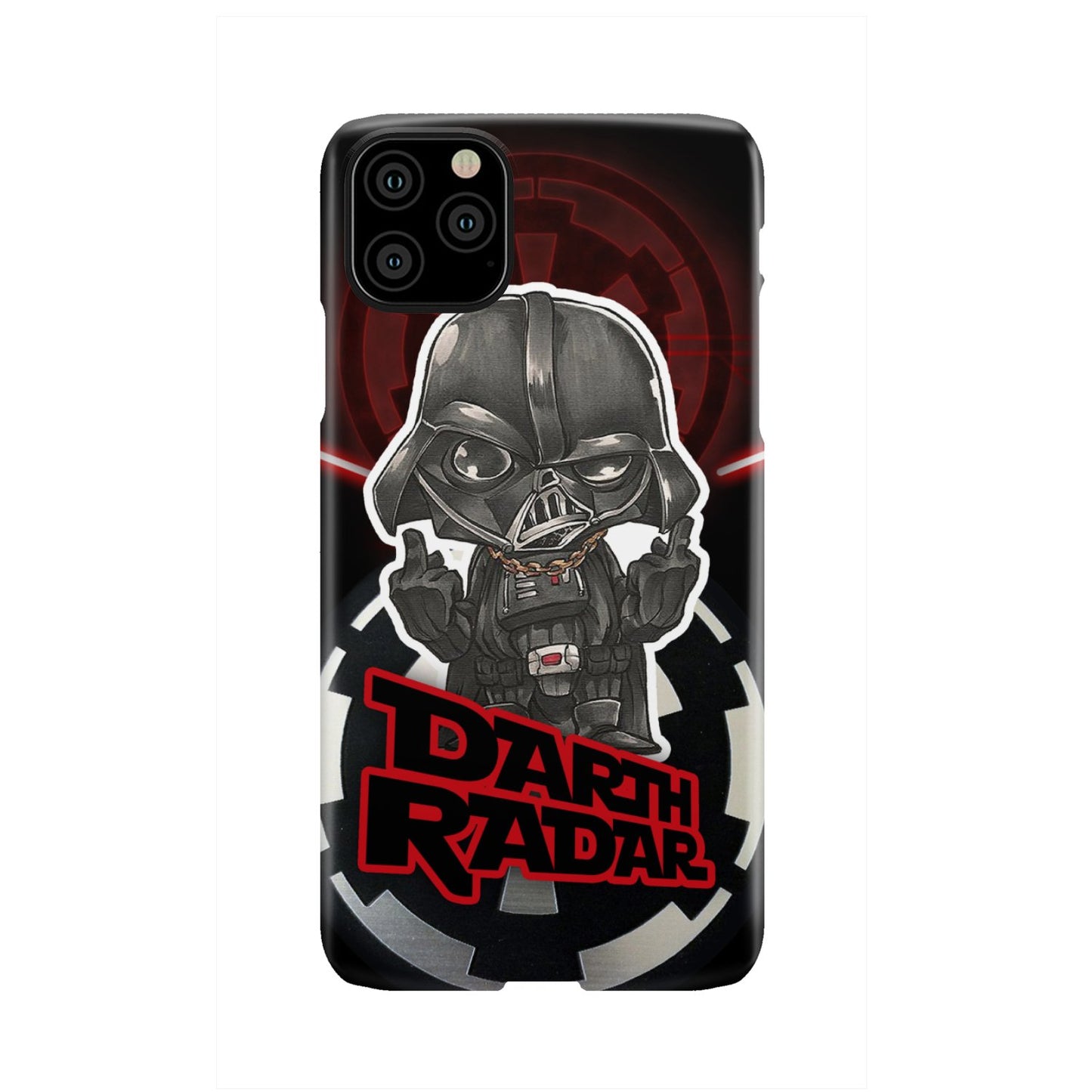 Star Wars Imperial Darth Vader Middle Finger's Up Phone Case iPhone 11 Pro Max