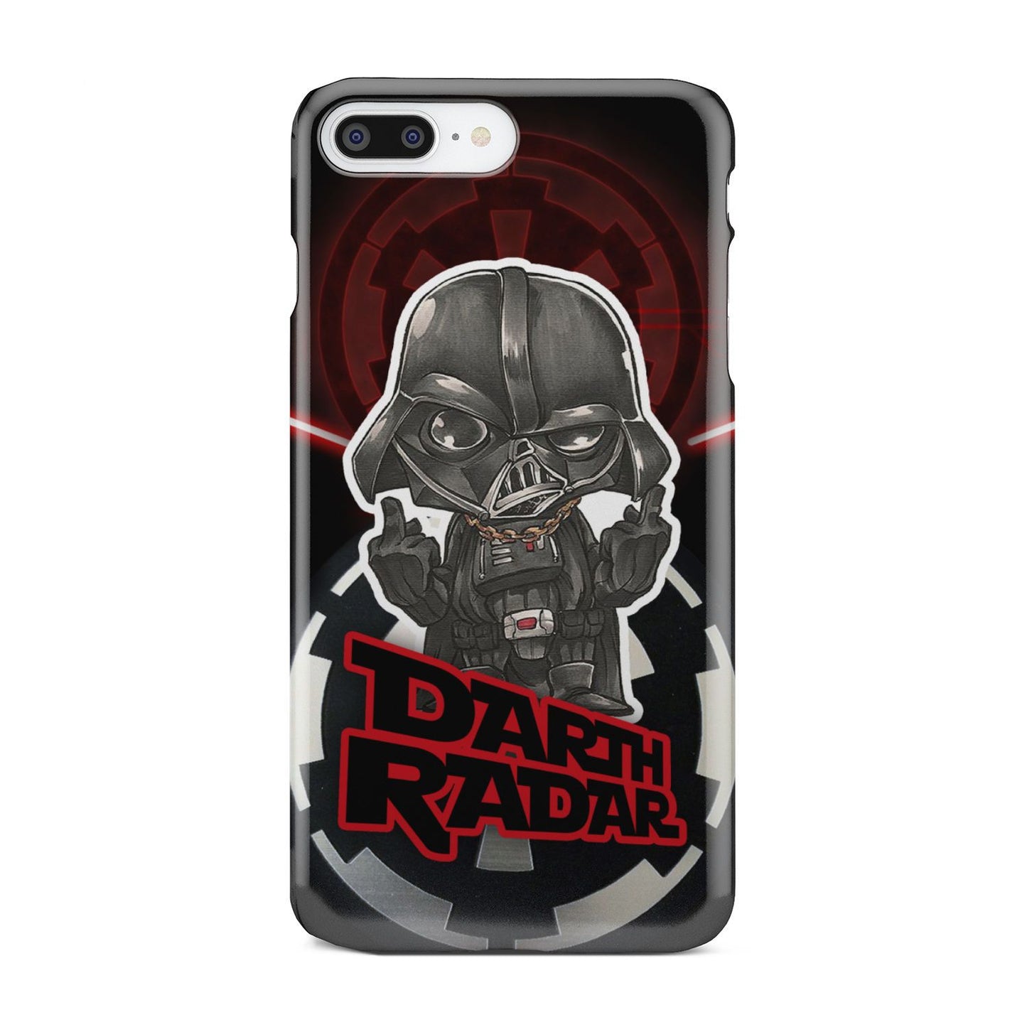 Star Wars Imperial Darth Vader Middle Finger's Up Phone Case iPhone 7 Plus