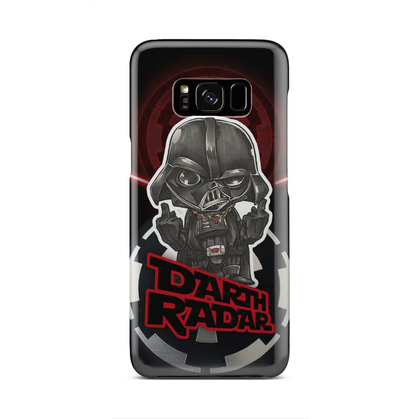 Star Wars Imperial Darth Vader Middle Finger's Up Phone Case Samsung Galaxy S8