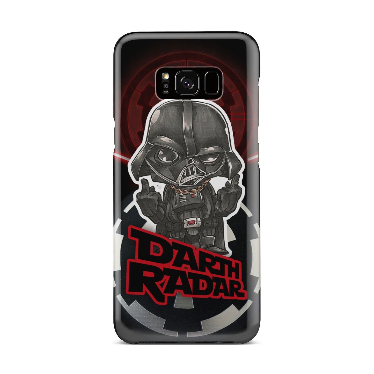 Star Wars Imperial Darth Vader Middle Finger's Up Phone Case Samsung Galaxy S8 Plus