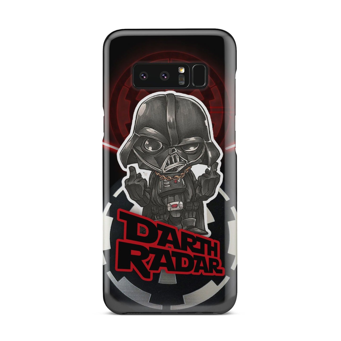 Star Wars Imperial Darth Vader Middle Finger's Up Phone Case Samsung Galaxy Note 8