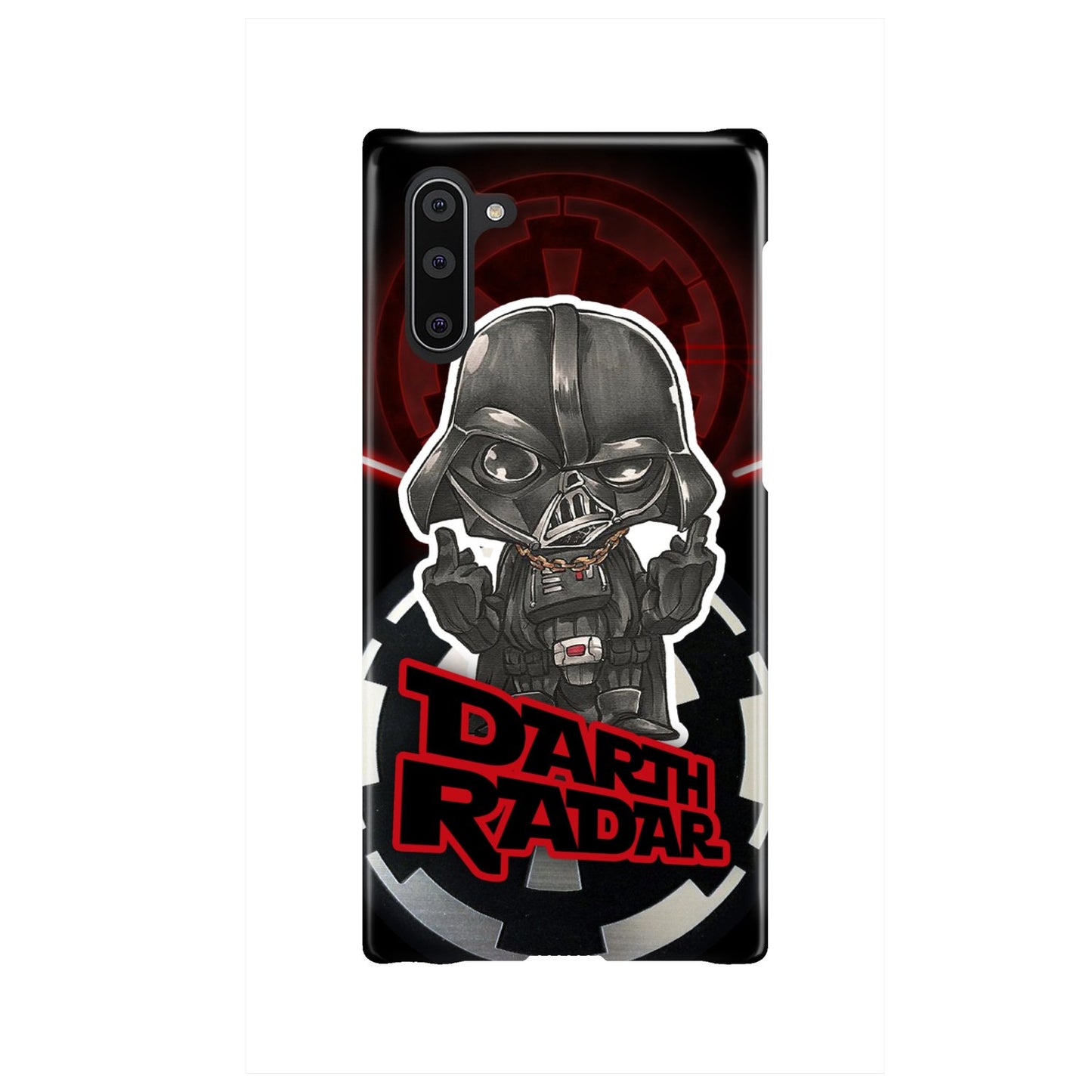 Star Wars Imperial Darth Vader Middle Finger's Up Phone Case Samsung Galaxy Note 10