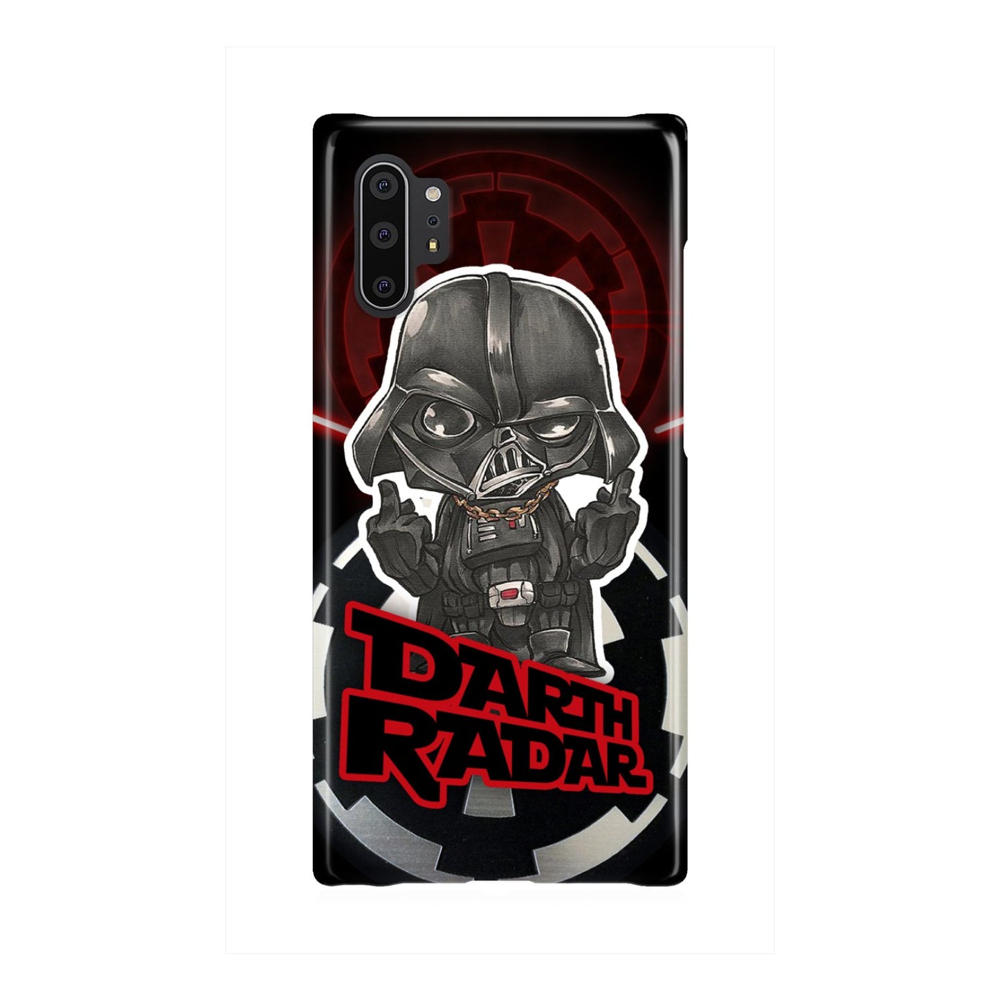 Star Wars Imperial Darth Vader Middle Finger's Up Phone Case Samsung Galaxy Note 10 Plus
