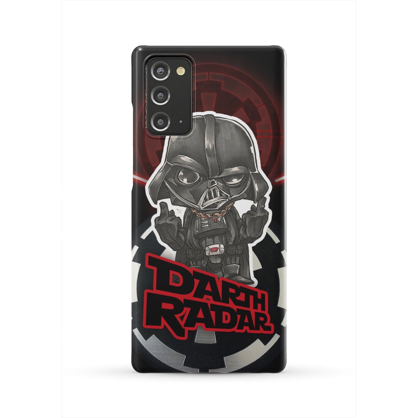 Star Wars Imperial Darth Vader Middle Finger's Up Phone Case Samsung Galaxy Note 20