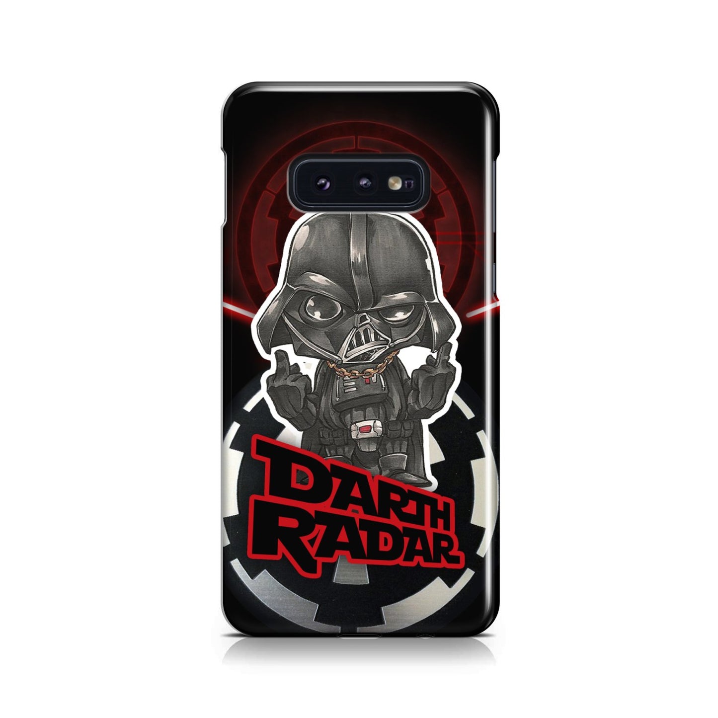 Star Wars Imperial Darth Vader Middle Finger's Up Phone Case Samsung Galaxy S10e