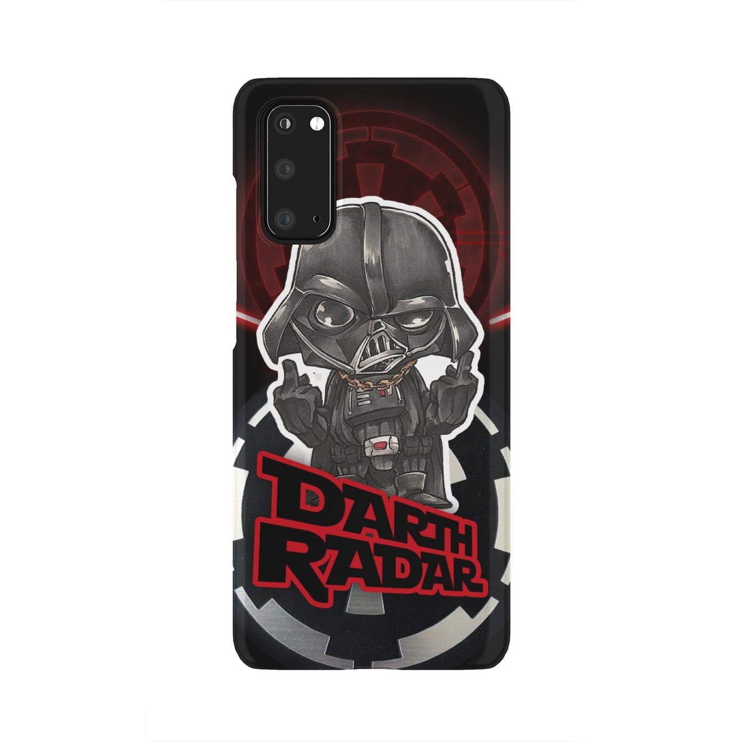 Star Wars Imperial Darth Vader Middle Finger's Up Phone Case Samsung Galaxy S20