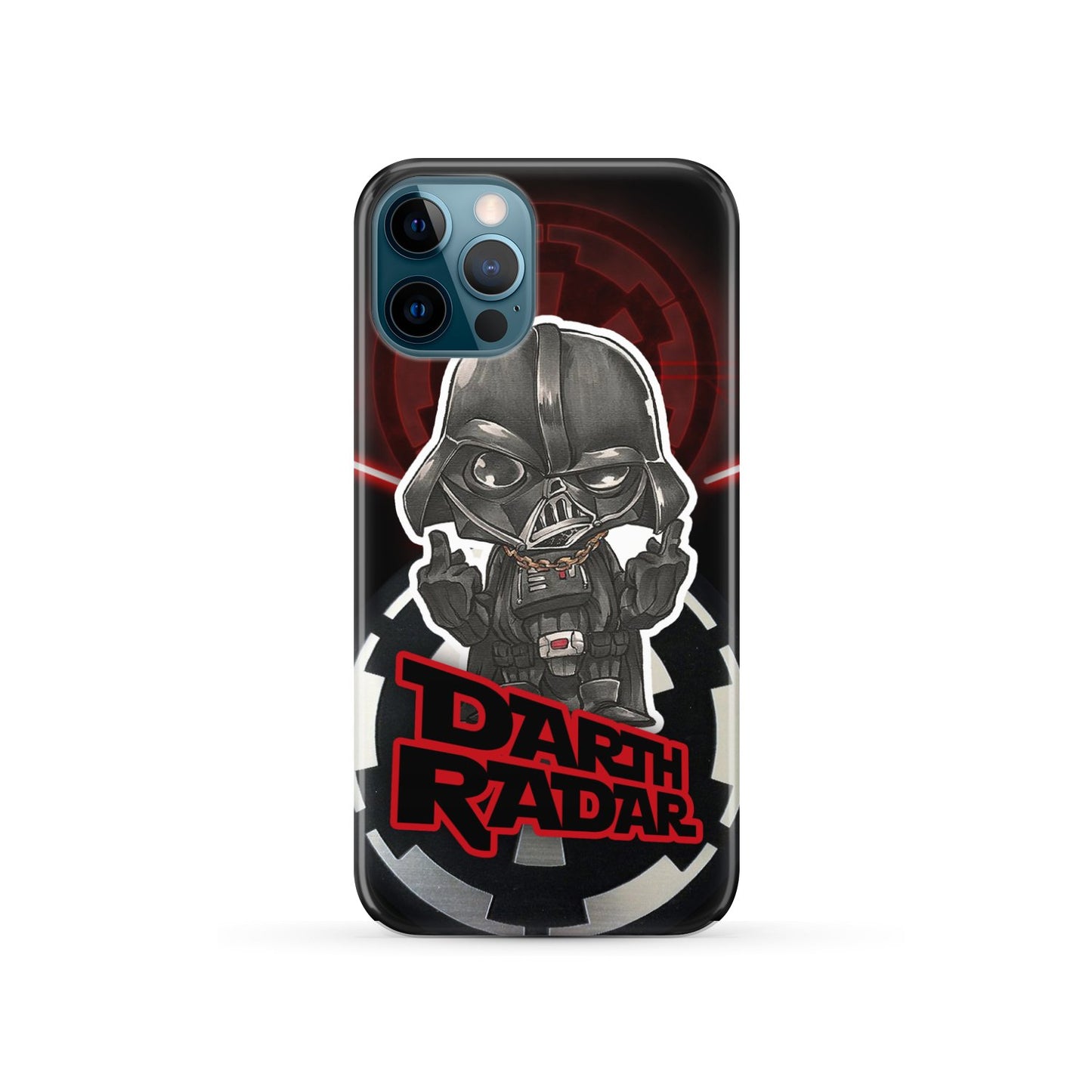 Star Wars Imperial Darth Vader Middle Finger's Up Phone Case iPhone 12 Pro