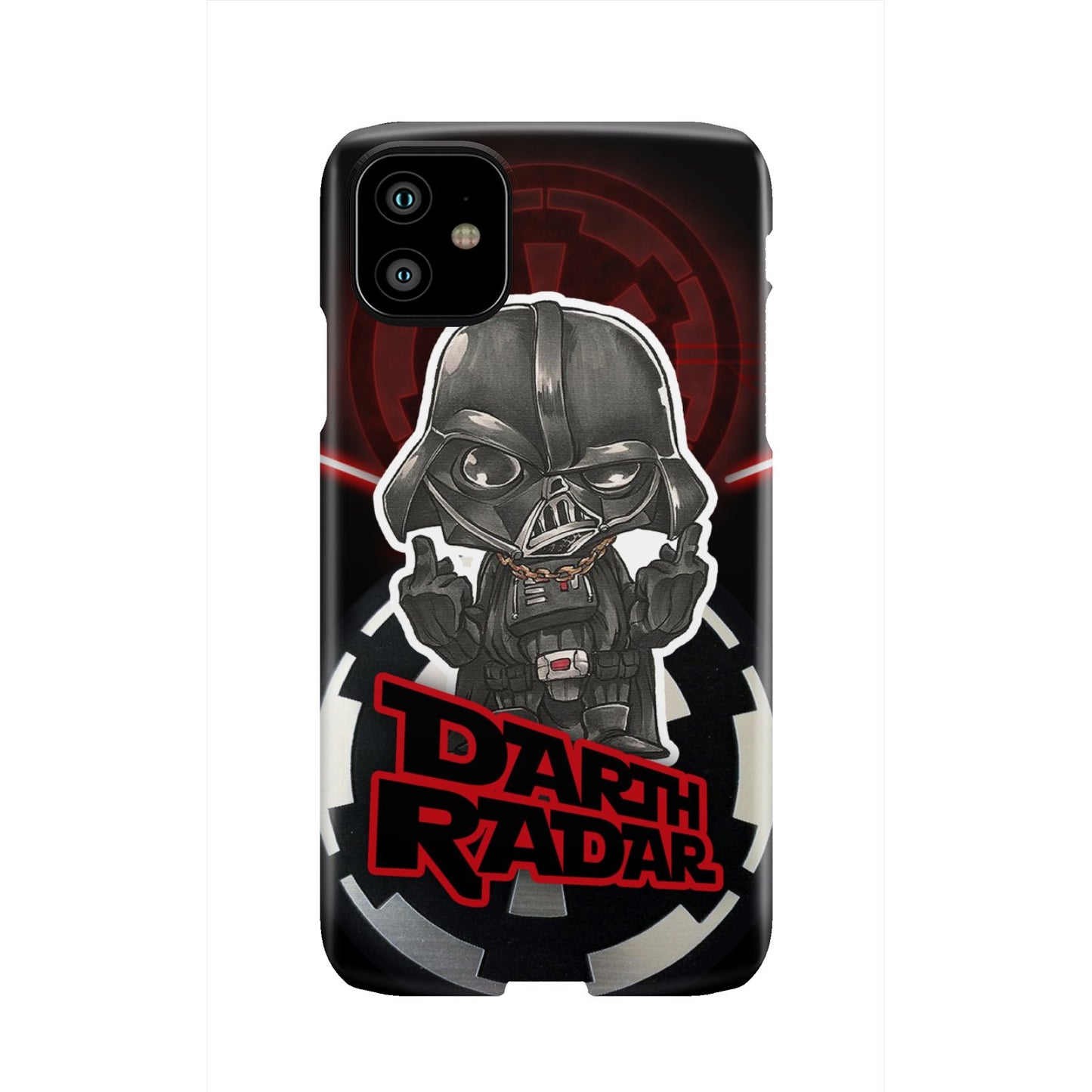 Star Wars Imperial Darth Vader Middle Finger's Up Phone Case iPhone 11