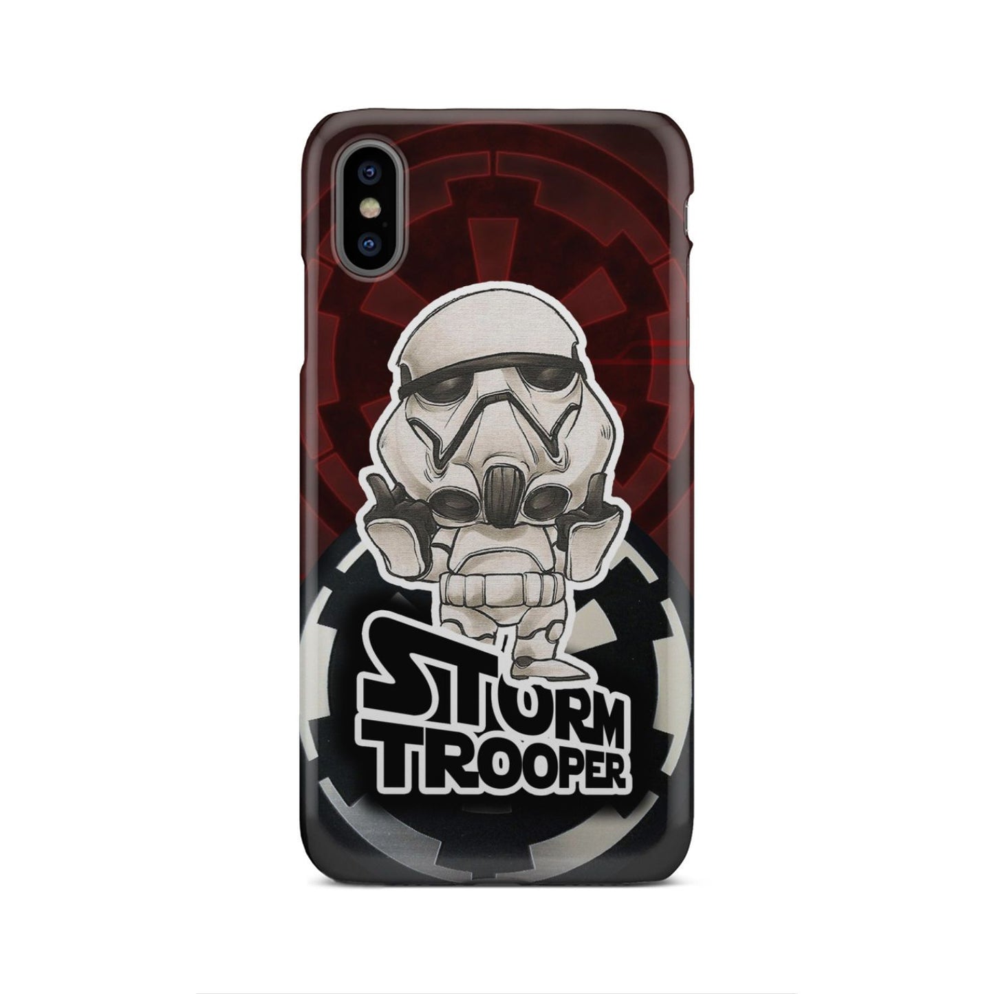 Star Wars Imperial Stormtrooper Middle Finger's Up Phone Case iPhone Xs Max