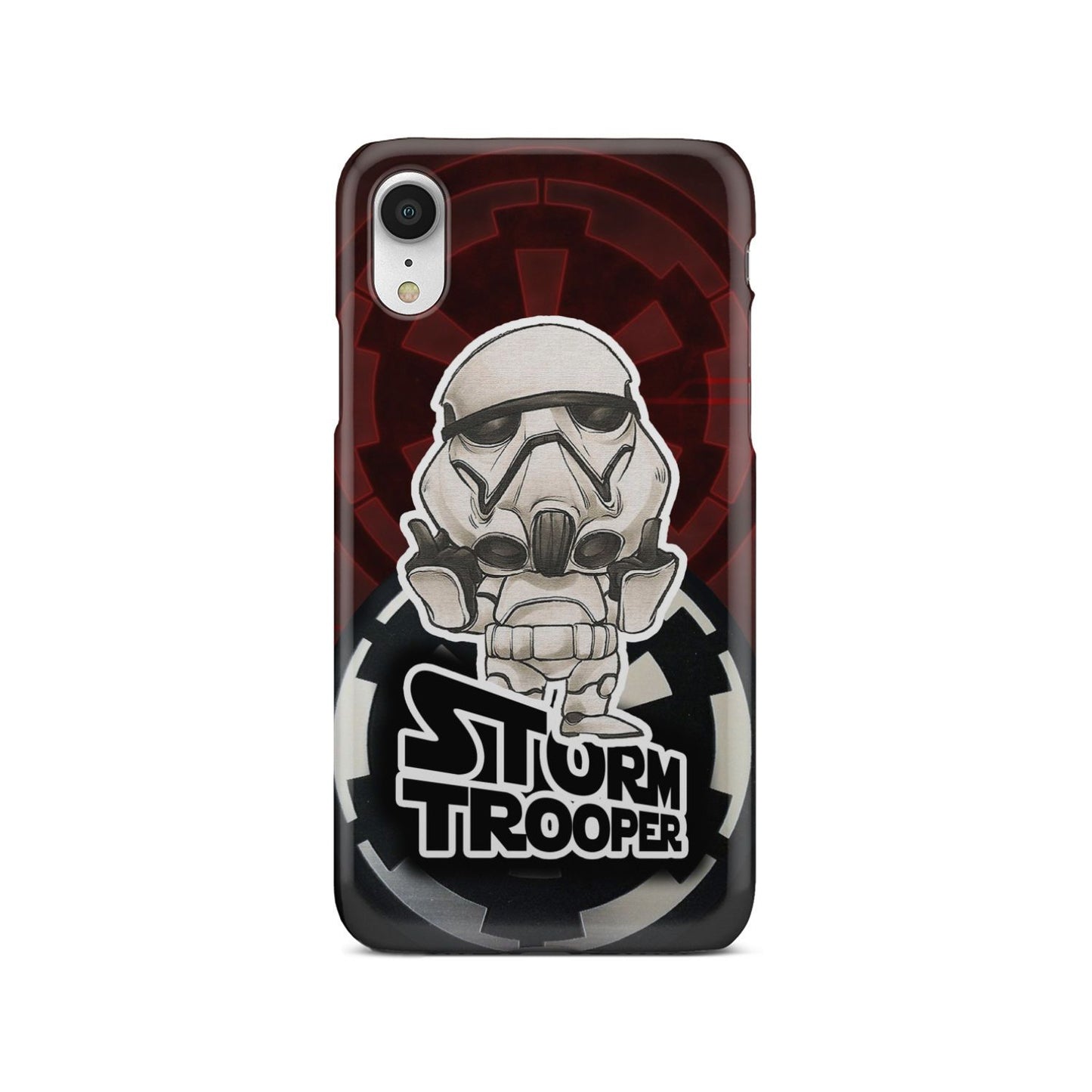 Star Wars Imperial Stormtrooper Middle Finger's Up Phone Case iPhone Xr