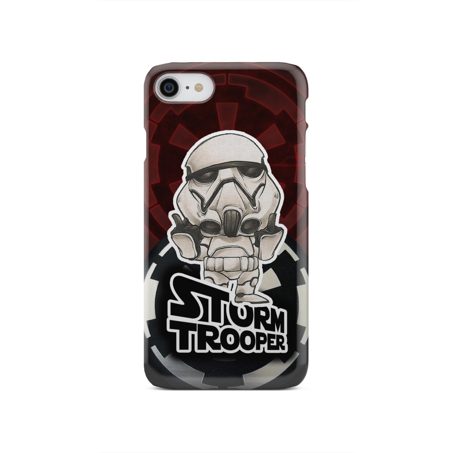 Star Wars Imperial Stormtrooper Middle Finger's Up Phone Case iPhone SE 2020