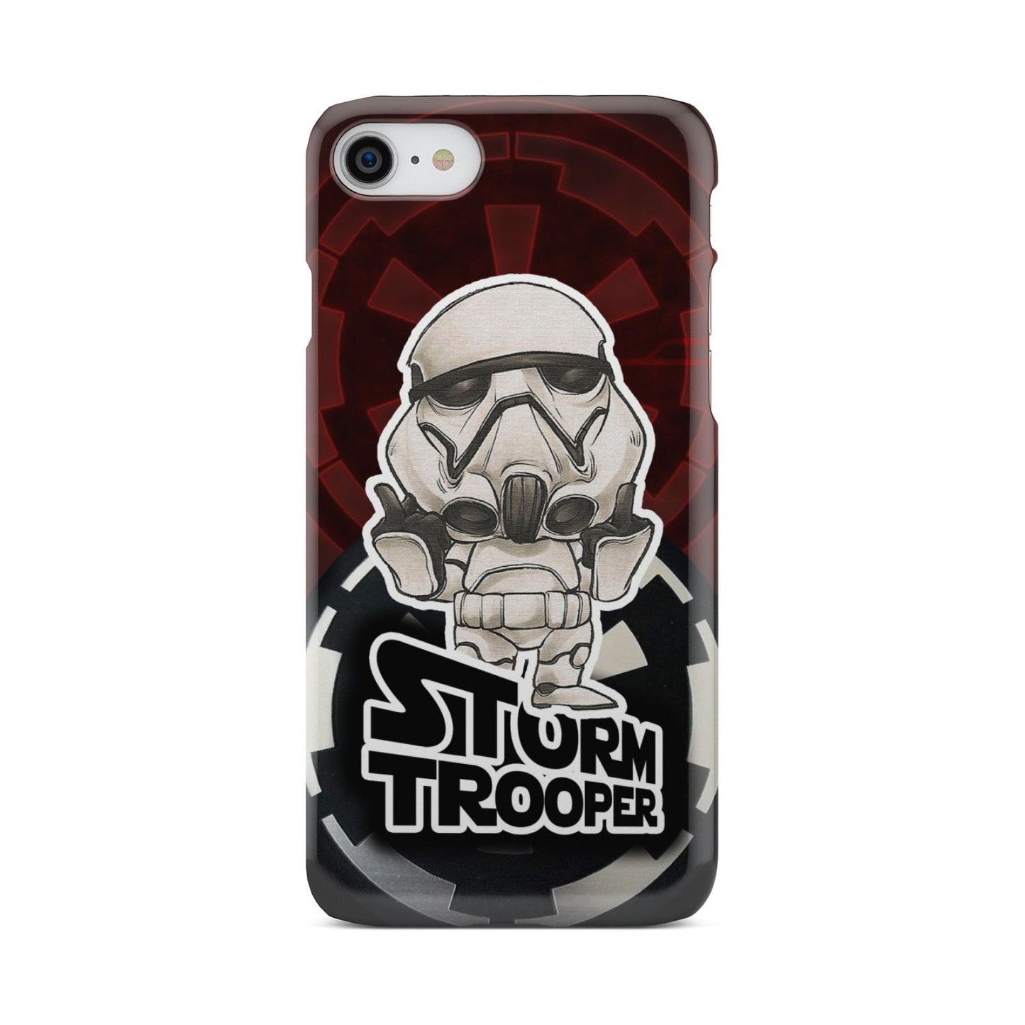 Star Wars Imperial Stormtrooper Middle Finger's Up Phone Case iPhone 8