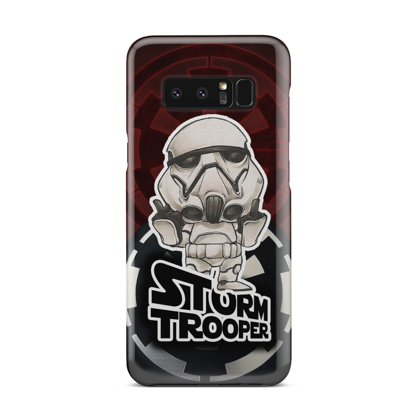 Star Wars Imperial Stormtrooper Middle Finger's Up Phone Case Samsung Galaxy Note 8