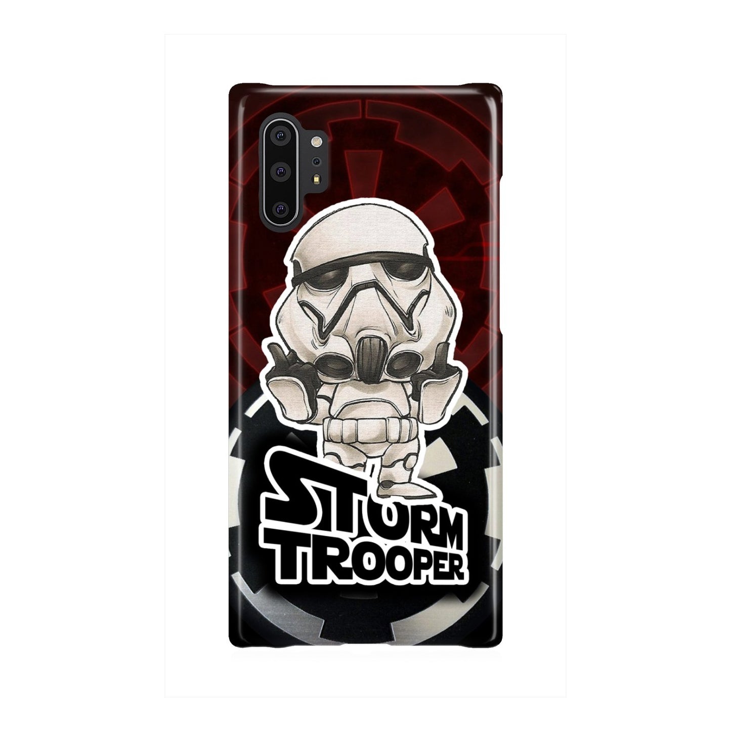 Star Wars Imperial Stormtrooper Middle Finger's Up Phone Case Samsung Galaxy Note 10 Plus