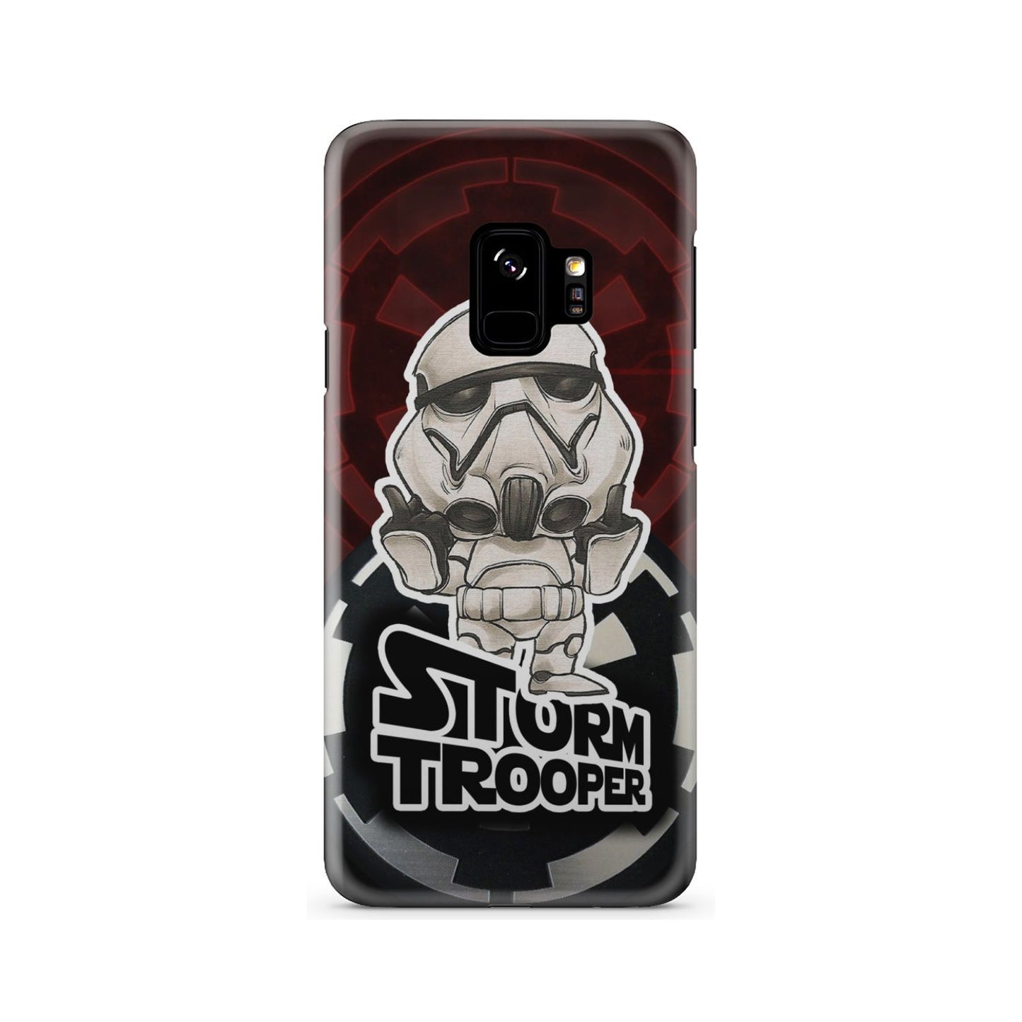 Star Wars Imperial Stormtrooper Middle Finger's Up Phone Case Samsung Galaxy S9
