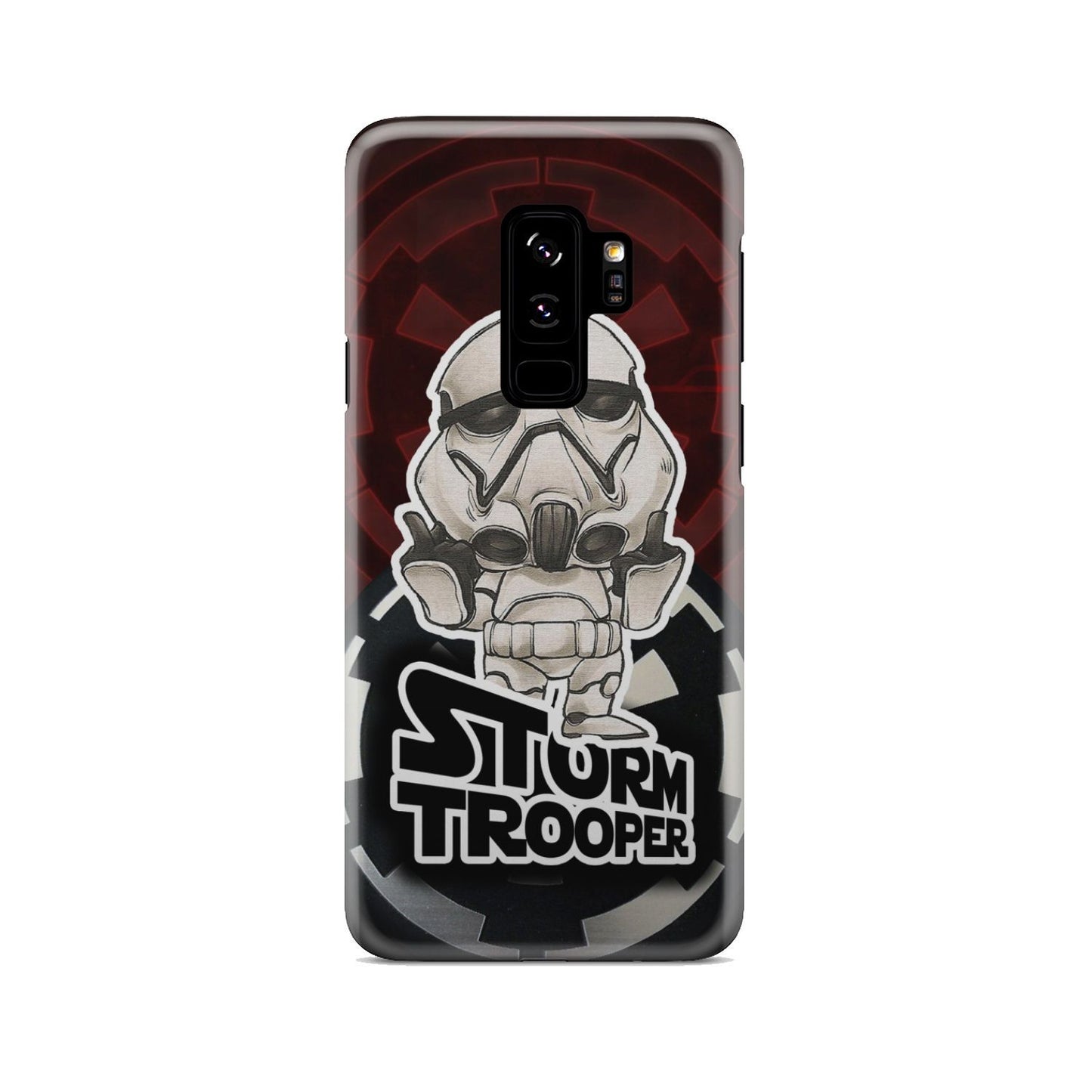 Star Wars Imperial Stormtrooper Middle Finger's Up Phone Case Samsung Galaxy S9 Plus