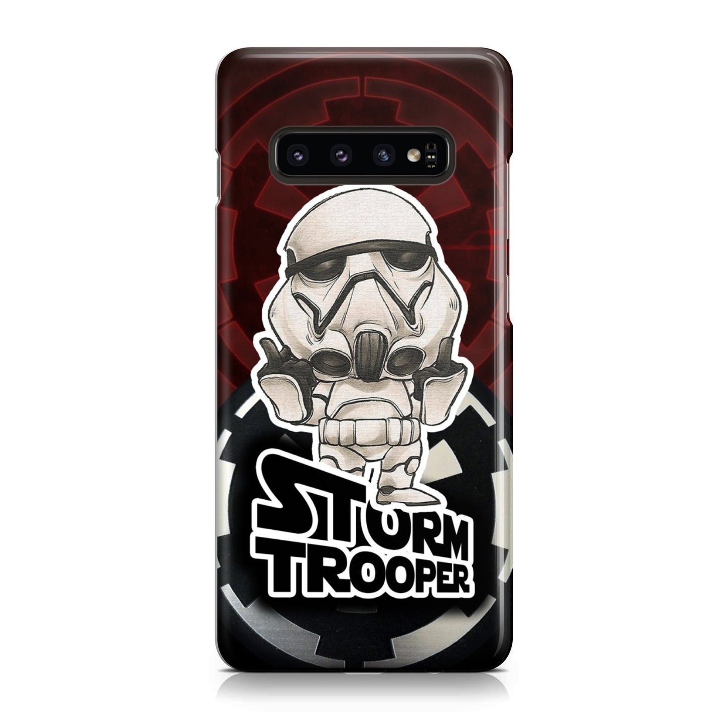 Star Wars Imperial Stormtrooper Middle Finger's Up Phone Case Samsung Galaxy S10