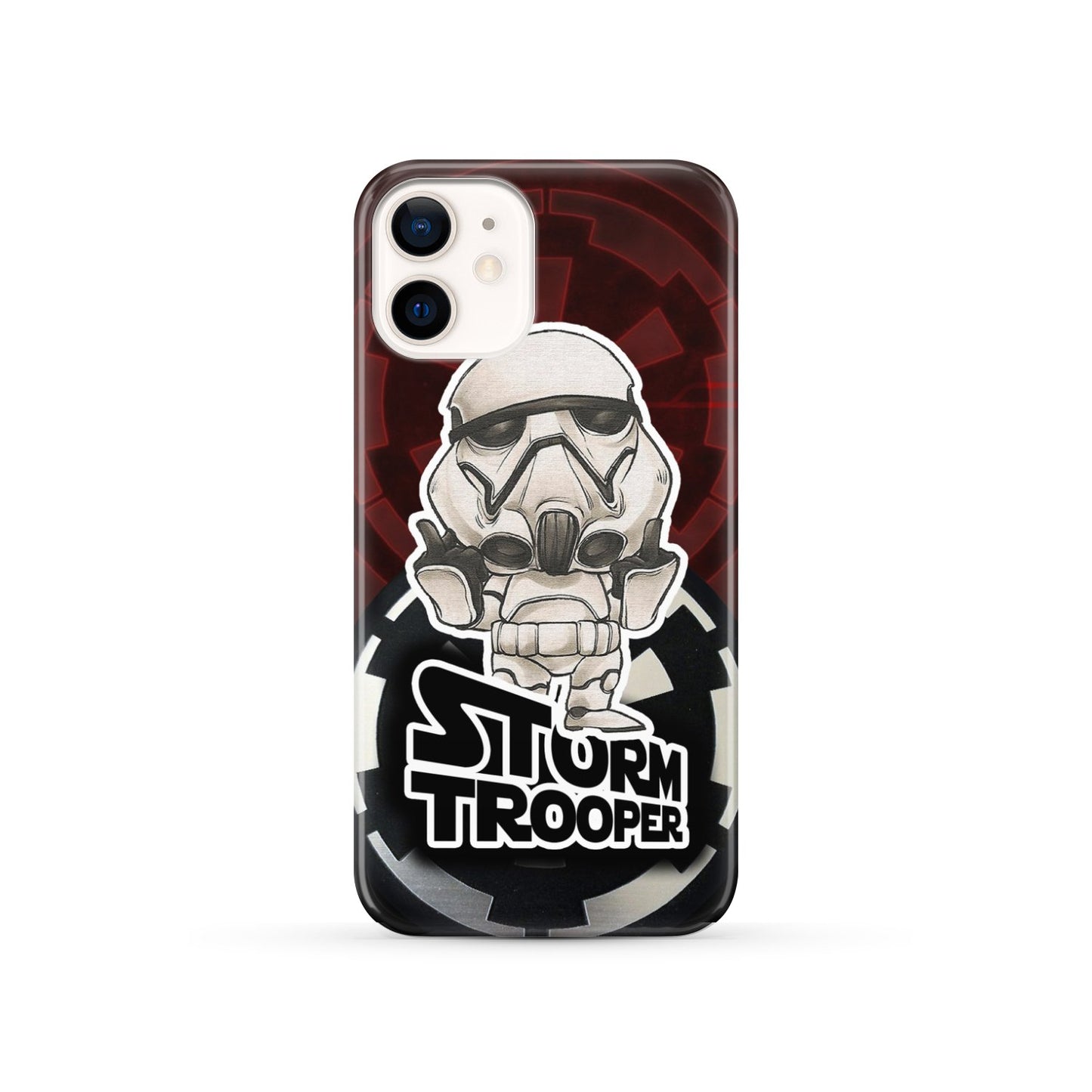 Star Wars Imperial Stormtrooper Middle Finger's Up Phone Case iPhone 12