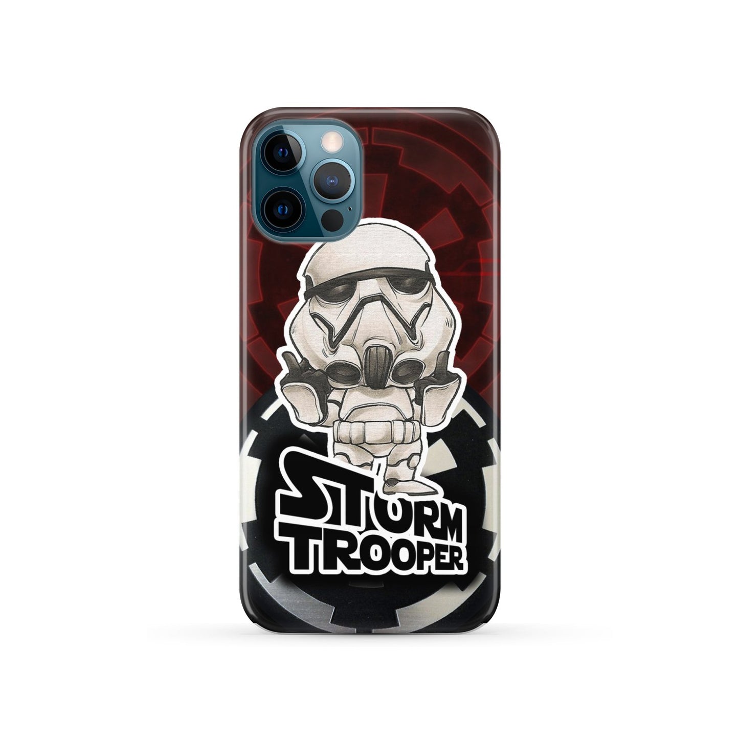 Star Wars Imperial Stormtrooper Middle Finger's Up Phone Case iPhone 12 Pro