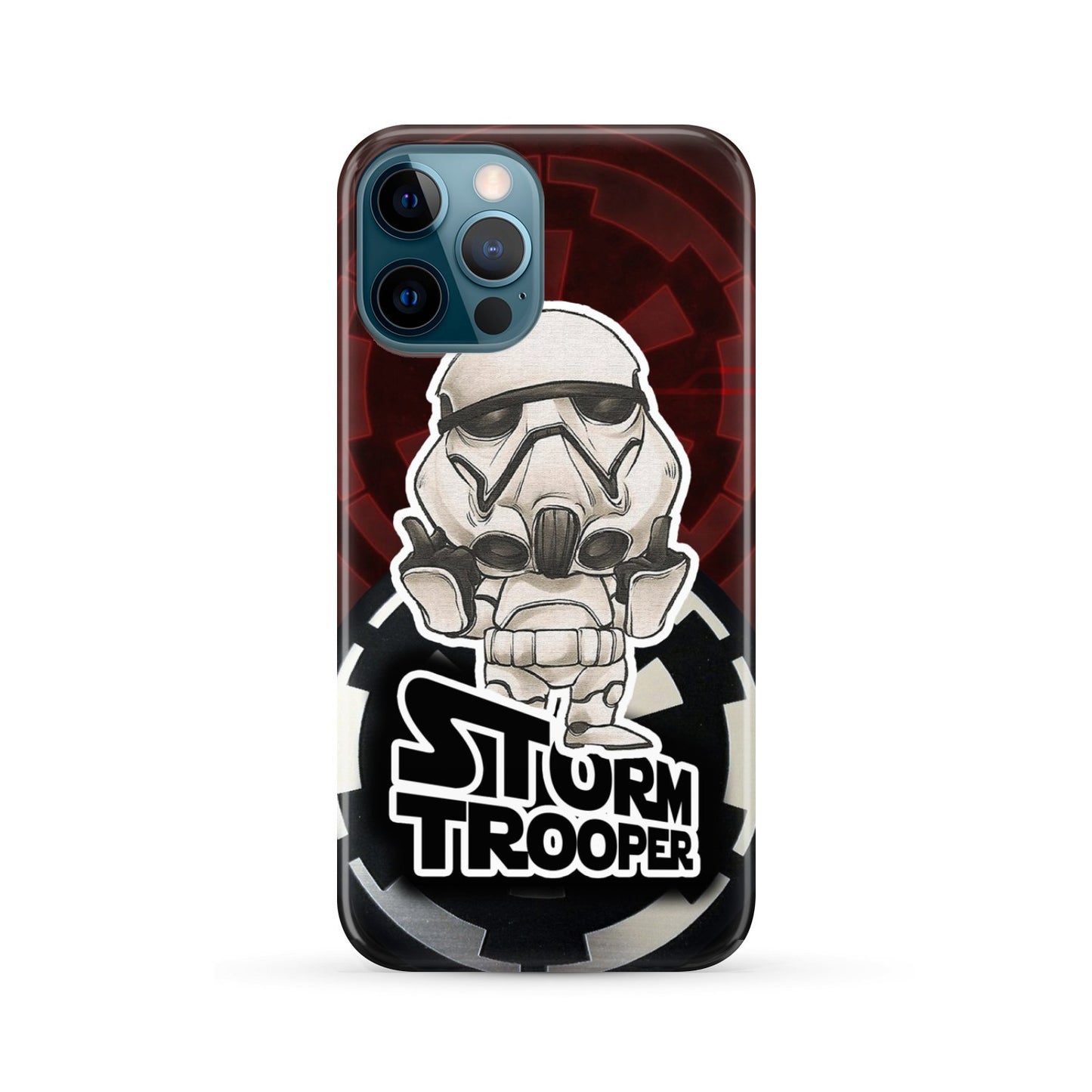Star Wars Imperial Stormtrooper Middle Finger's Up Phone Case iPhone 12 Pro Max