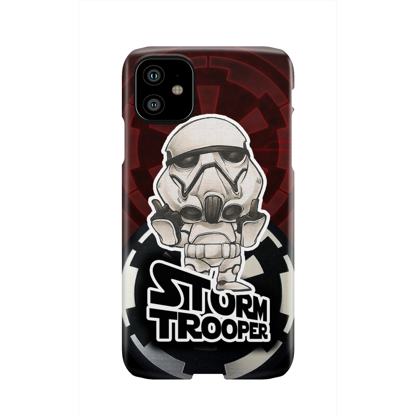 Star Wars Imperial Stormtrooper Middle Finger's Up Phone Case iPhone 11