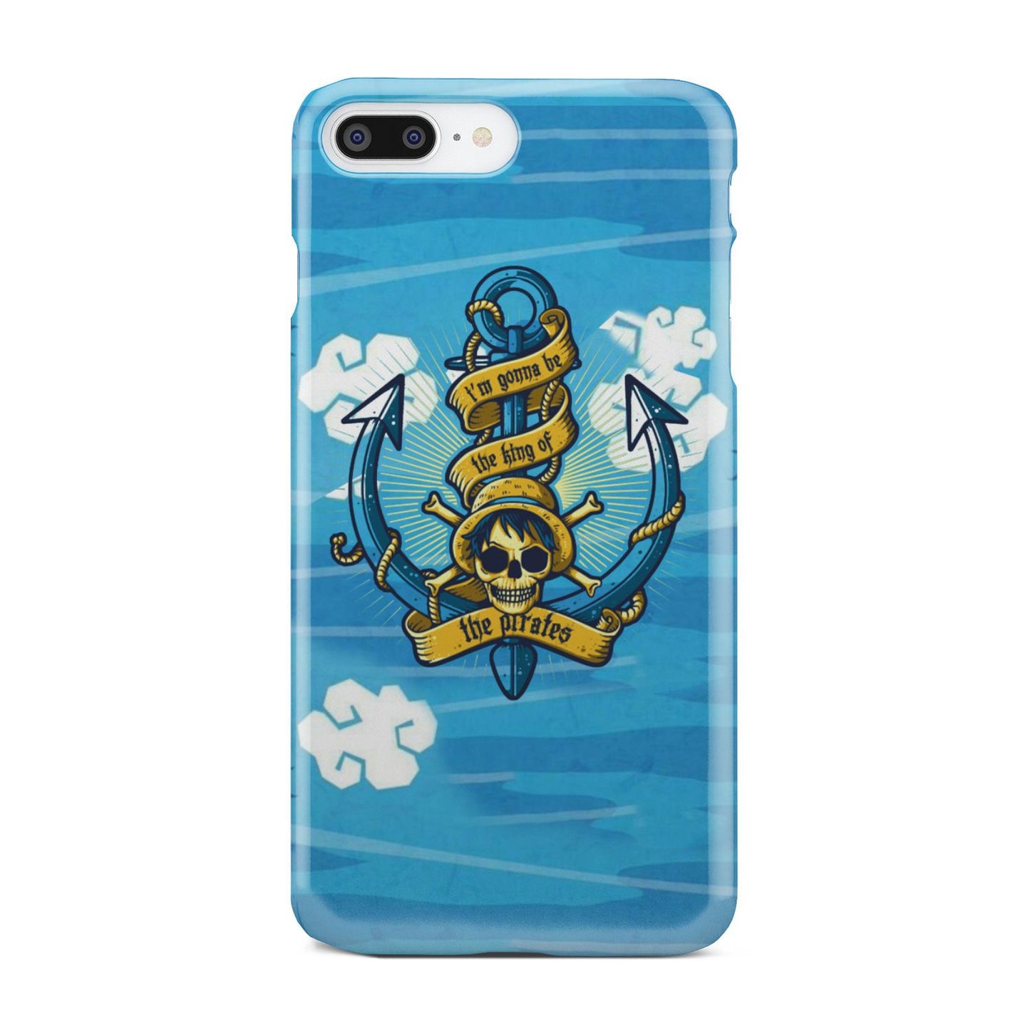 One Piece - Gonna Be The King Of The Pirates Phone Case iPhone 8 Plus