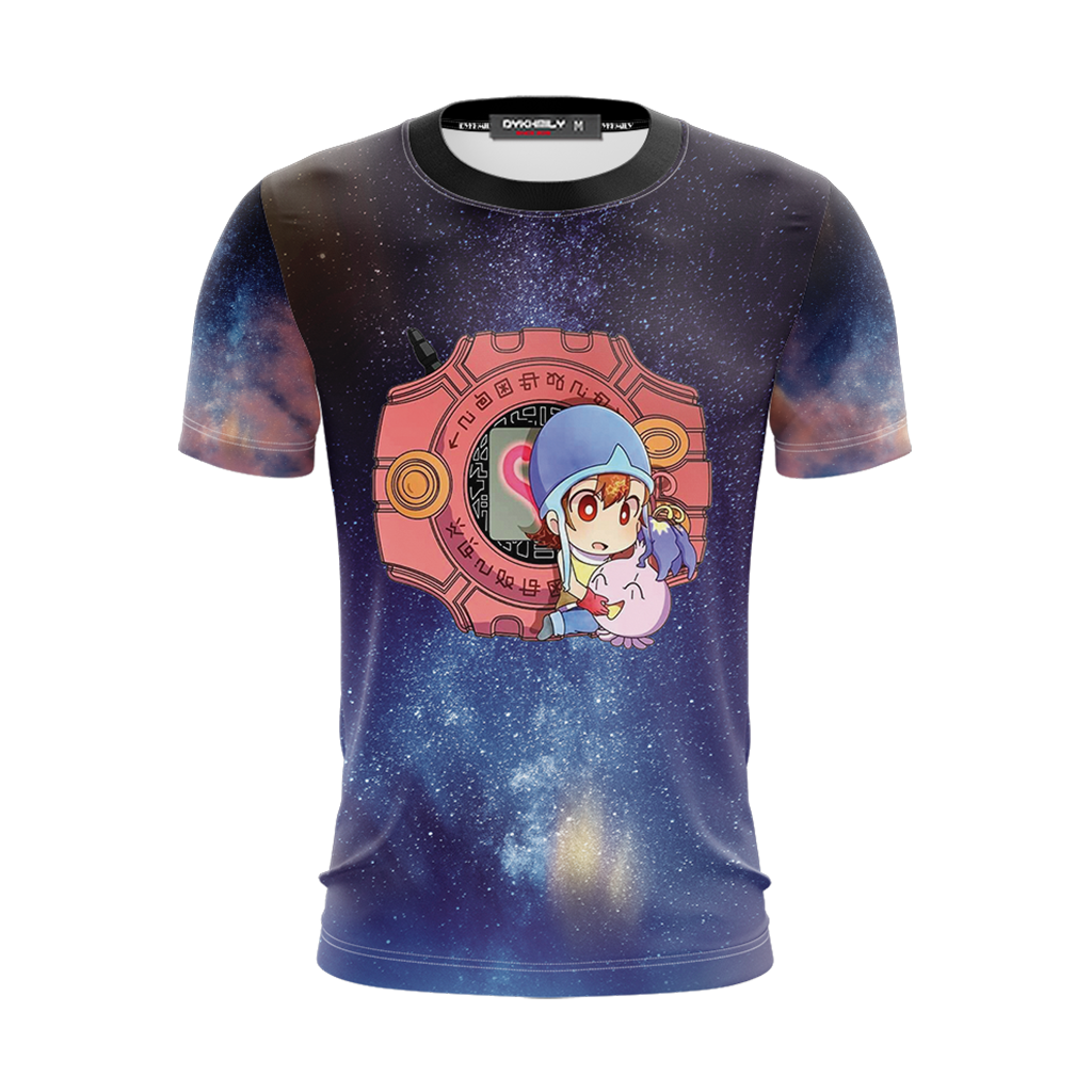 Digimon Hikari And Tailmon Unisex 3D T-shirt