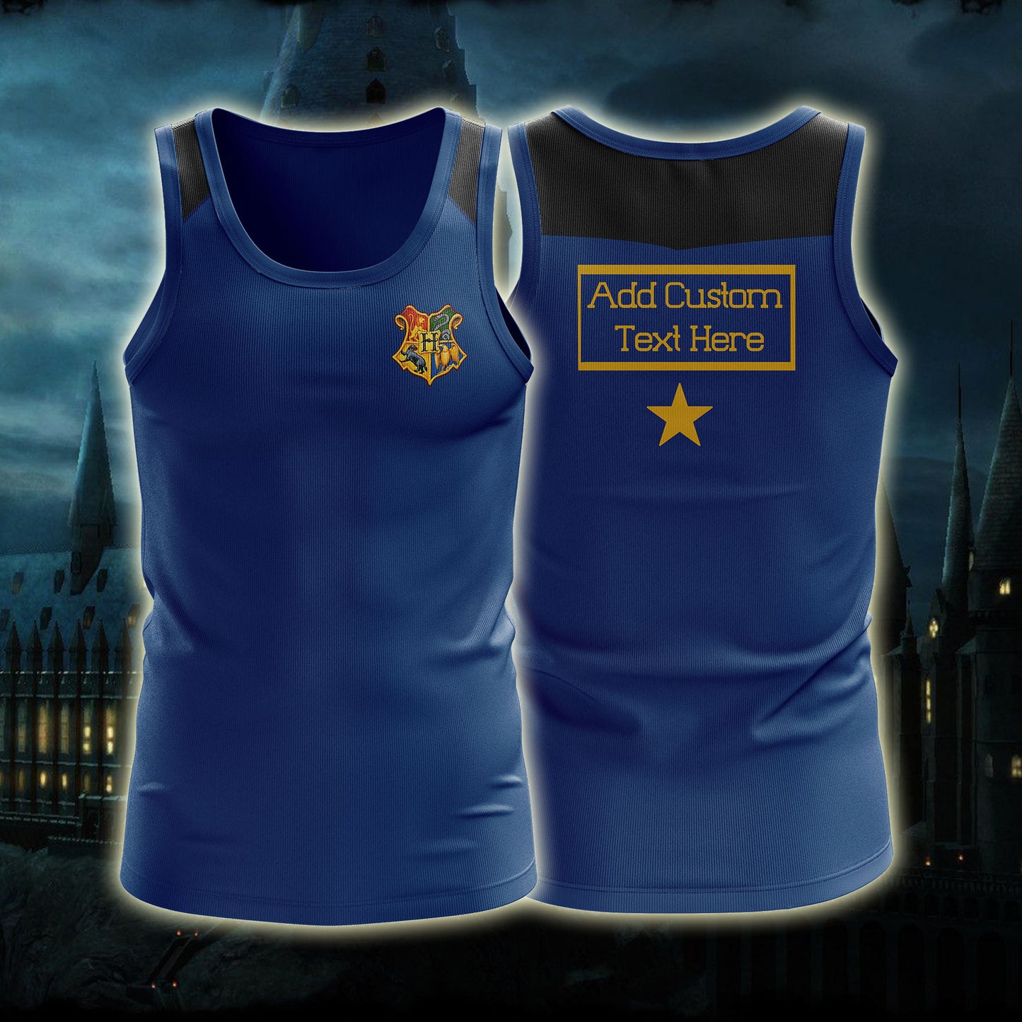Ravenclaw Triwizard Tournament Harry Potter (Customized Name) 3D Tank Top S