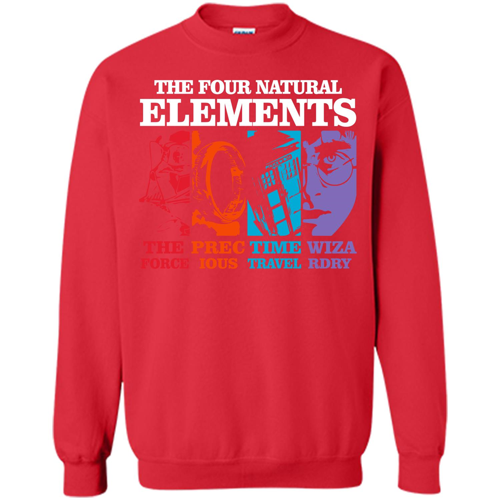 Movie T-shirt The Four Natural Elements T-shirt Red S