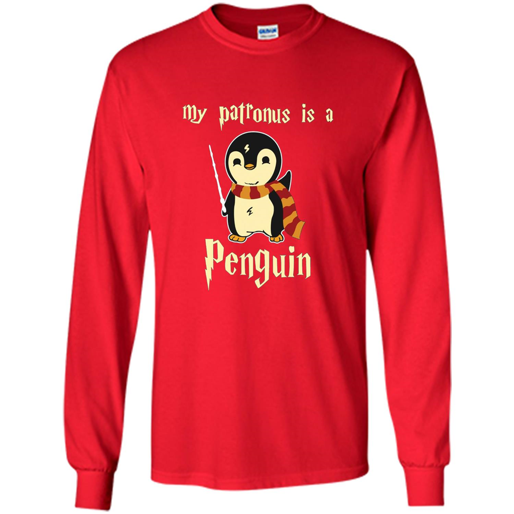 Penguin T-Shirt My Patronus Is A Penguin Hot 2017 T-Shirt Red S