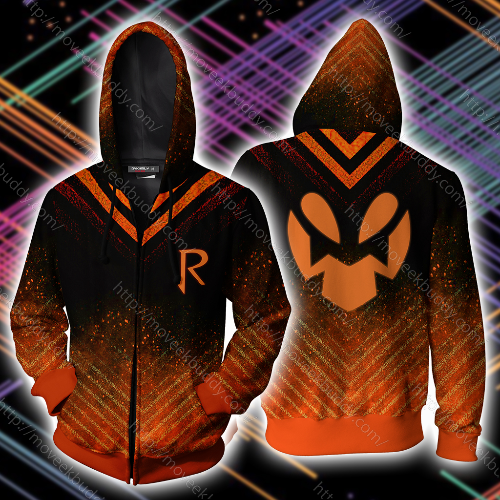 RWBY Roman Torchwick Symbol Zip Up Hoodie S