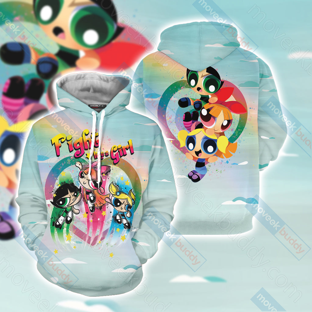 The Powerpuff Girls New Look Unisex 3D T-shirt Hoodie S