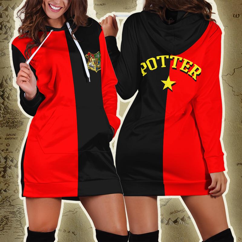 Triwizard Tournament Harry Potter (Potter) 3D Hoodie Dress XS