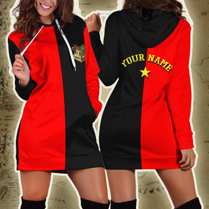 Triwizard Tournament Harry Potter (Customized Name) 3D Hoodie Dress XS