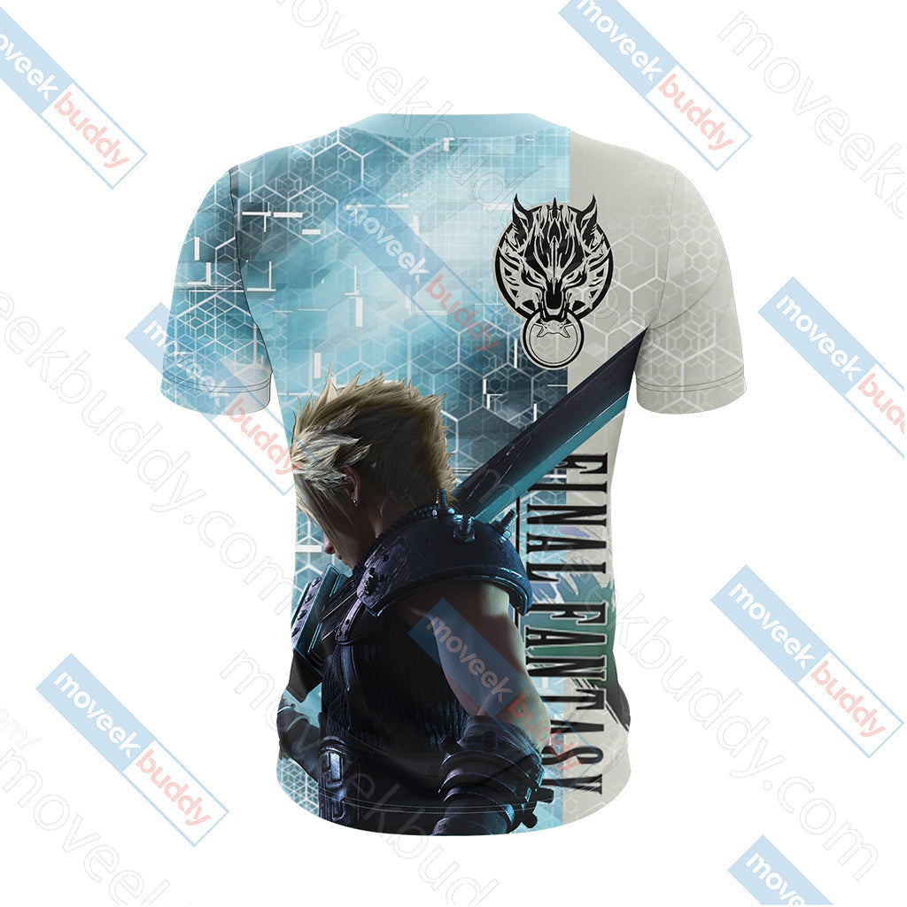 Final Fantasy - Cloud T-shirt Zip Hoodie Pullover Hoodie