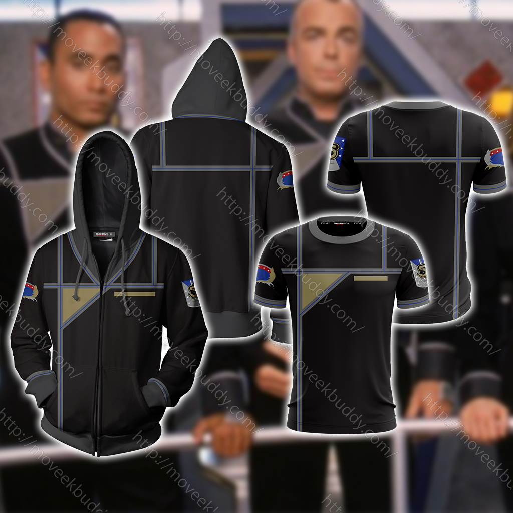 Babylon 5 Army Of Light Uniform Cosplay Unisex 3D T-shirt