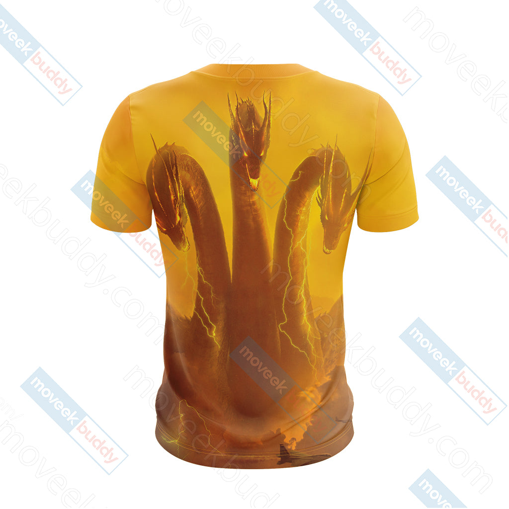 Godzilla King Of The Monsters - Ghidorah Unisex 3D T-shirt