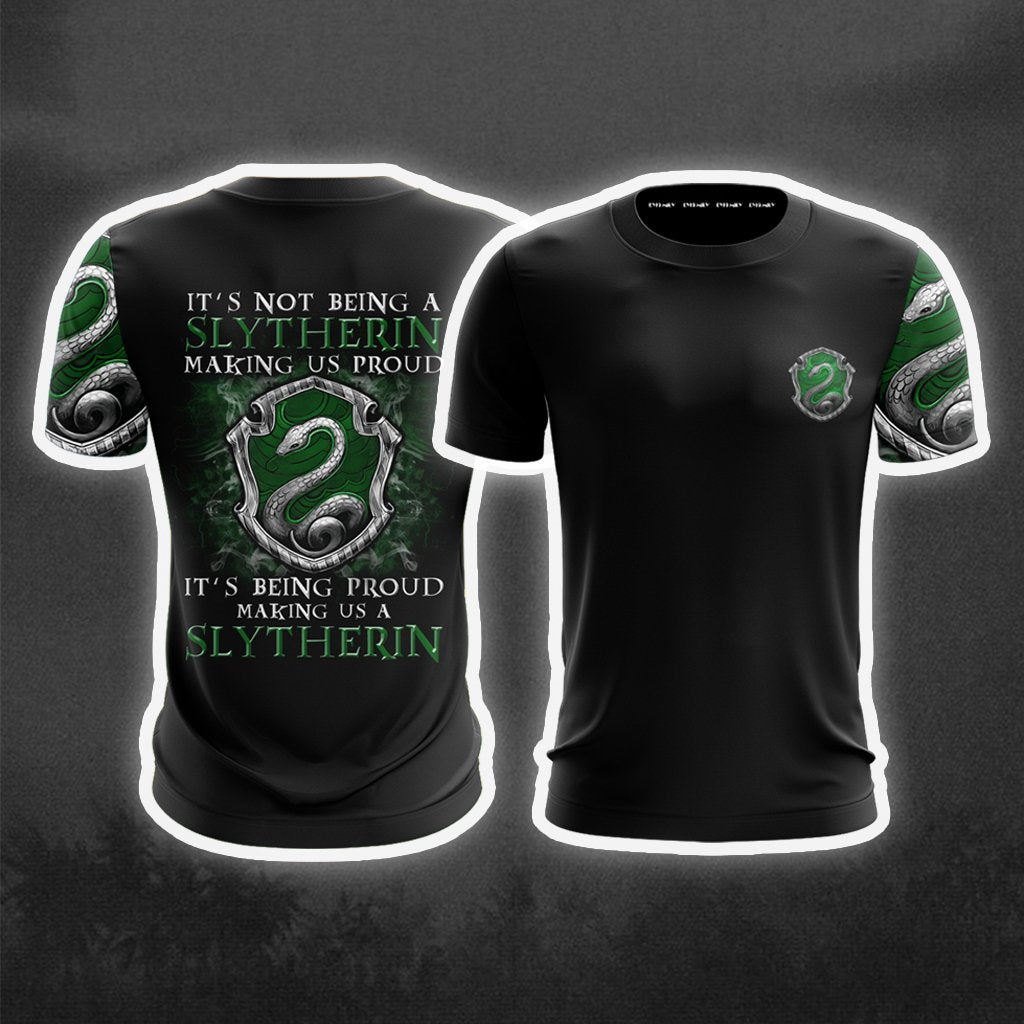 It's Being Proud Making Us A Slytherin Harry Potter New Collection Unisex 3D T-shirt S