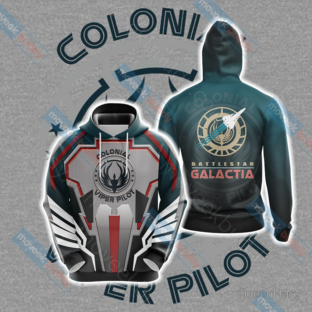 Battlestar Galactica New Unisex 3D T-shirt Hoodie S