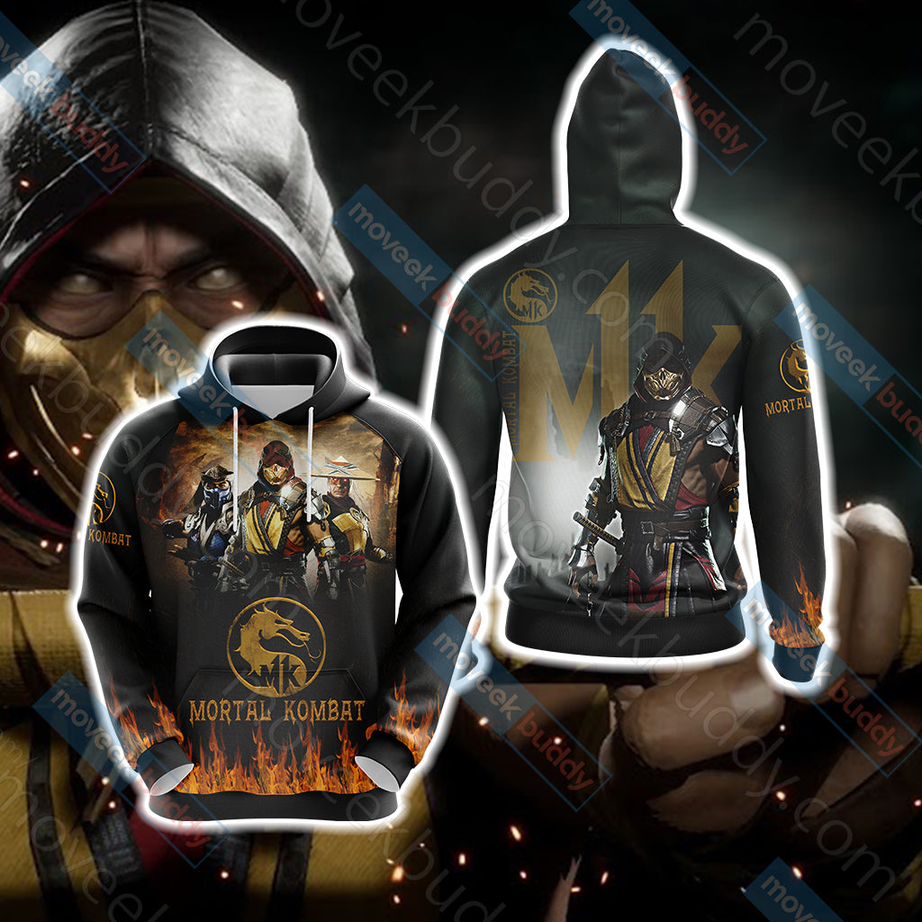 Mortal Kombat Unisex 3D T-shirt Hoodie S
