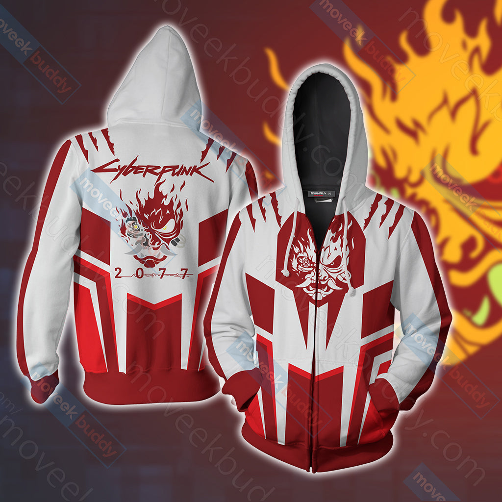 Cyberpunk 2077 Unisex 3D T-shirt Zip Hoodie XS