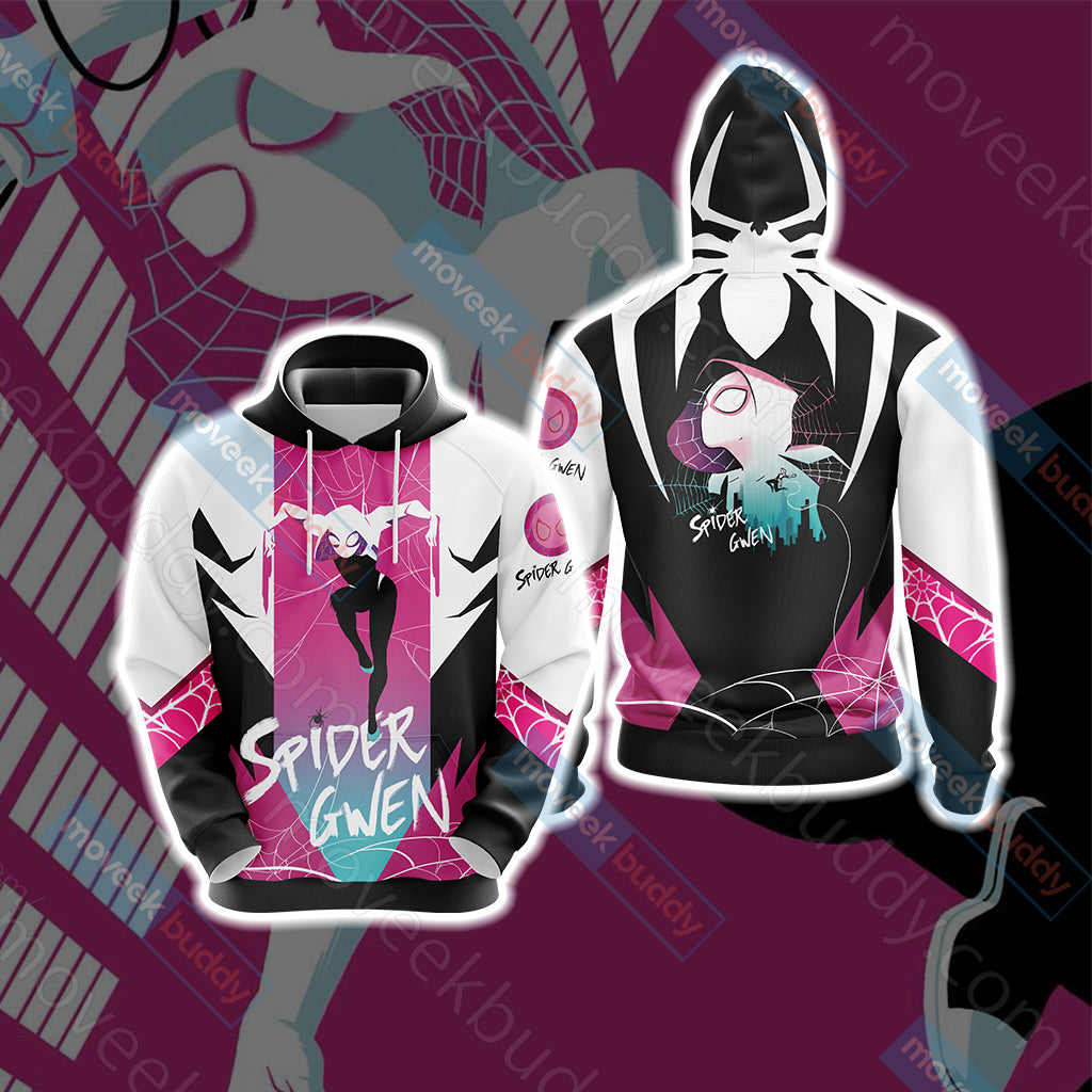Spider-Gwen Unisex 3D T-shirt Hoodie S