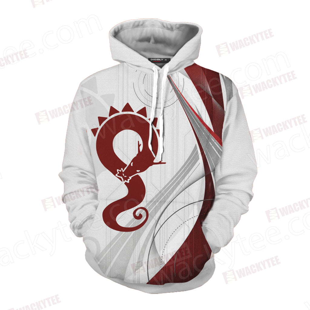 Ace Attorney - Defiant Dragon logo Unisex 3D T-shirt