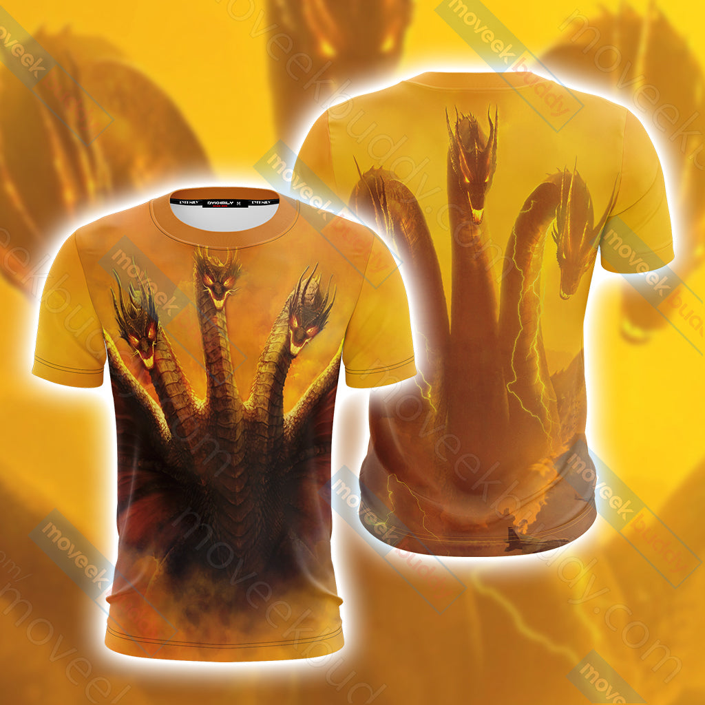 Godzilla King Of The Monsters - Ghidorah Unisex 3D T-shirt