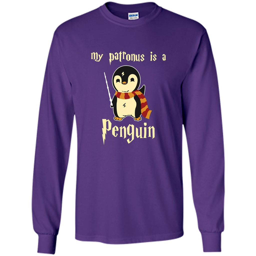 Penguin T-Shirt My Patronus Is A Penguin Hot 2017 T-Shirt Purple S