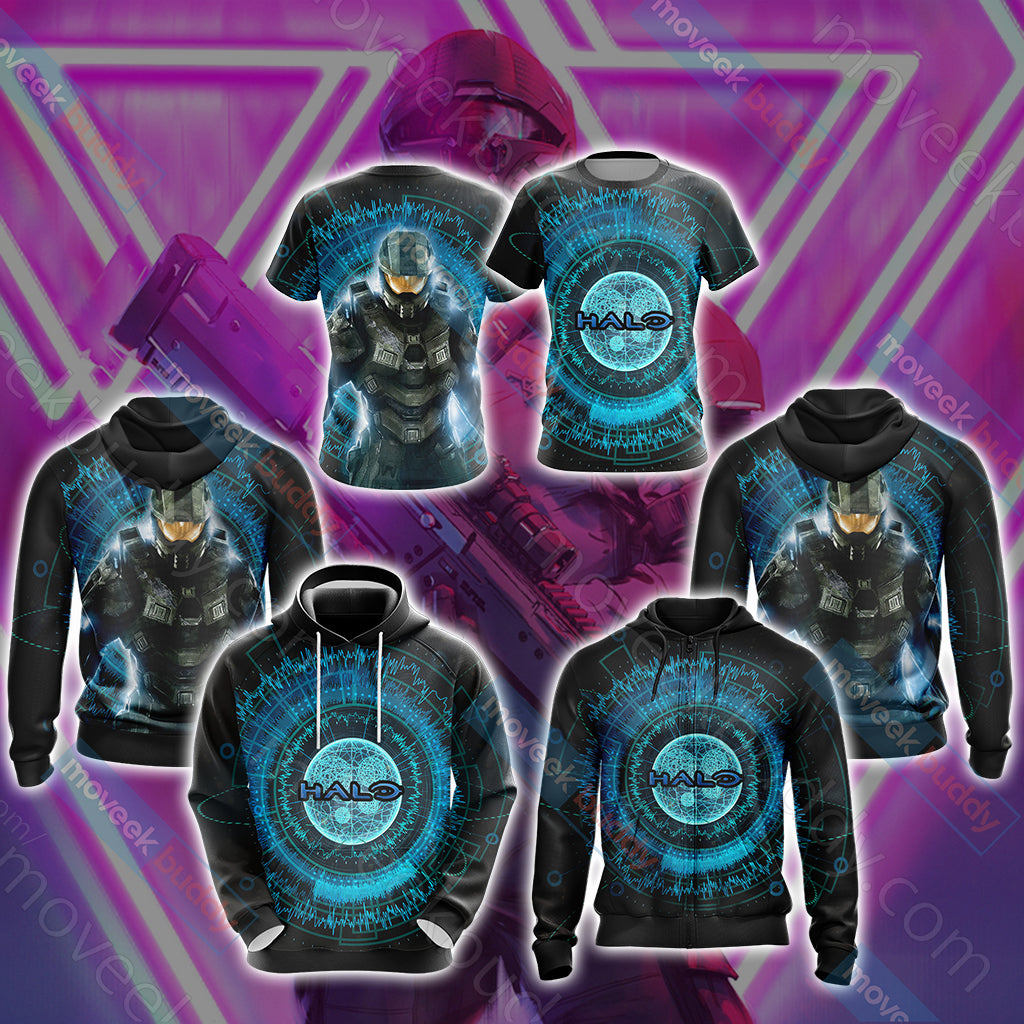 Halo - Futuristic Unisex 3D T-shirt